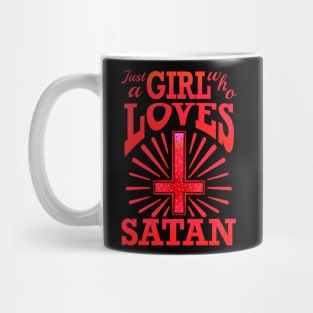 just a girl who loves satan Mug